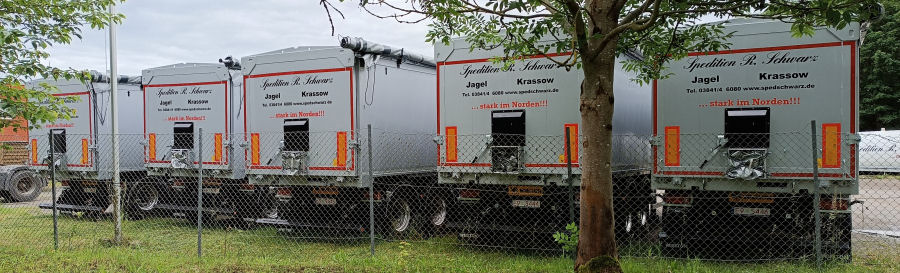 Fünf Neuzugänge - Kipp-Sattelauflieger